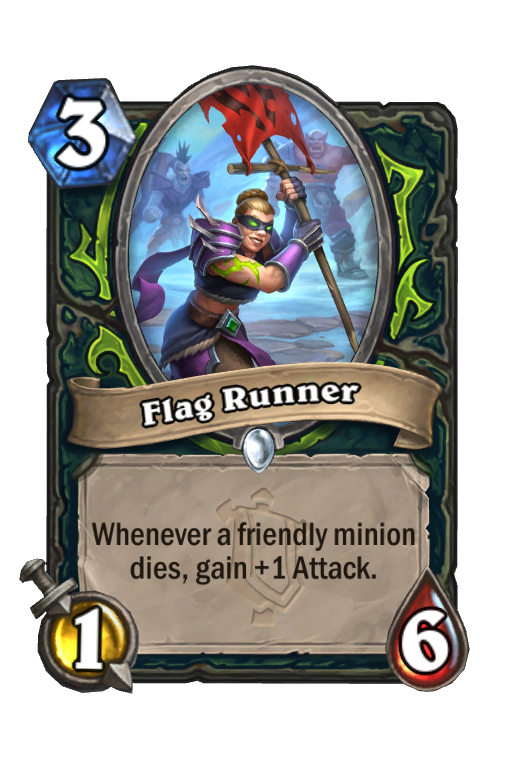 Flag Runner Hearthstone kártya