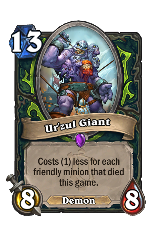 Ur'zul Giant Hearthstone kártya