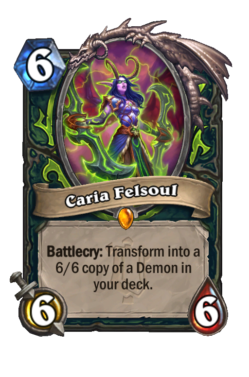 Caria Felsoul Hearthstone kártya