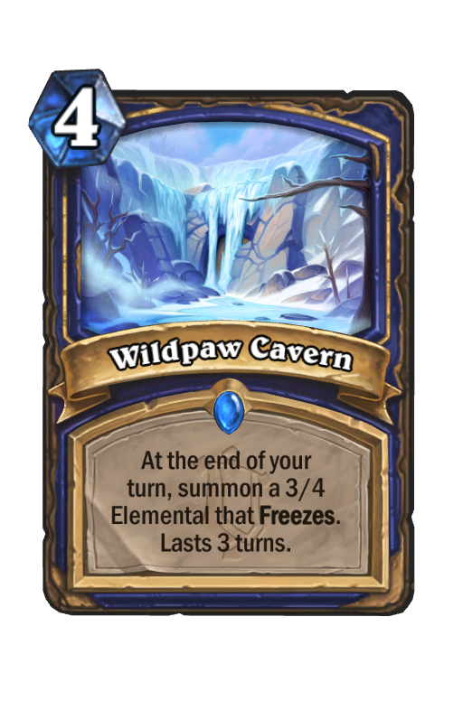 Wildpaw Cavern Hearthstone kártya