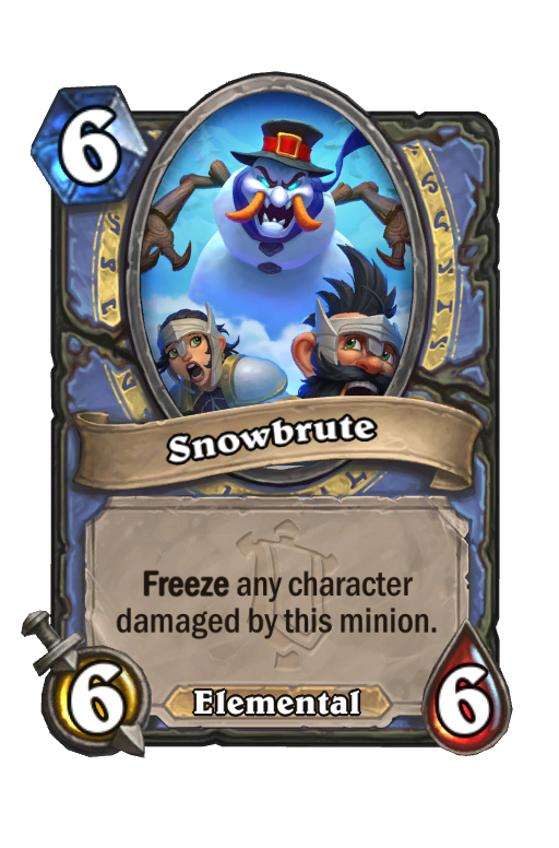 Snowbrute Hearthstone kártya