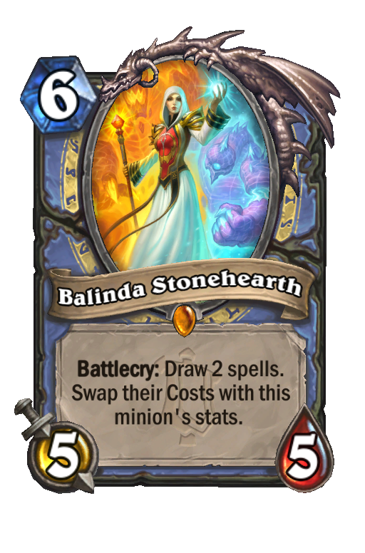 Balinda Stonehearth Hearthstone kártya
