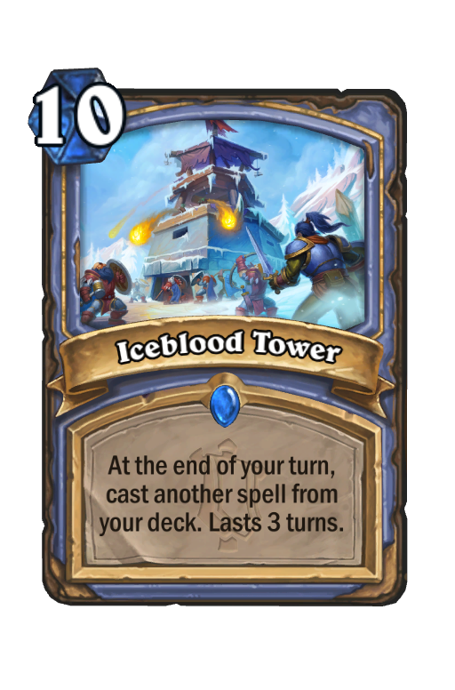 Iceblood Tower Hearthstone kártya