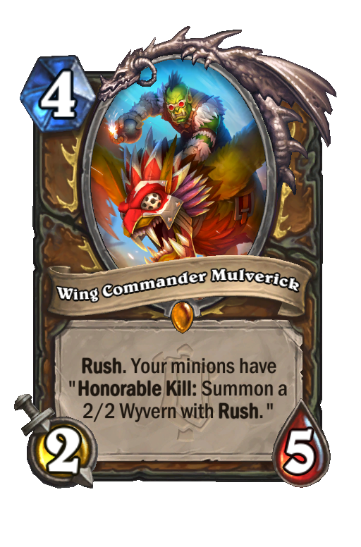 Wing Commander Mulverick Hearthstone kártya