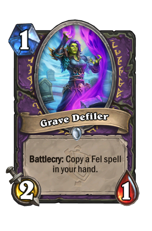 Grave Defiler Hearthstone kártya