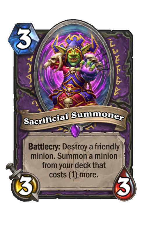 Sacrificial Summoner Hearthstone kártya