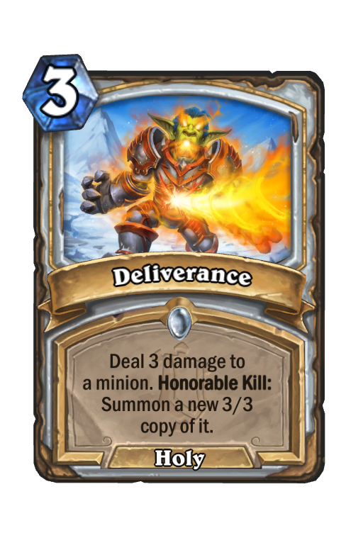 Deliverance Hearthstone kártya