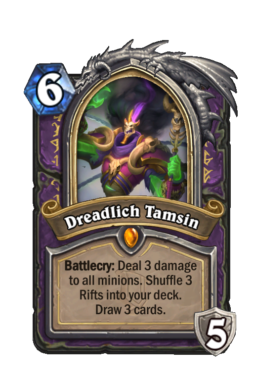Dreadlich Tamsin Hearthstone kártya