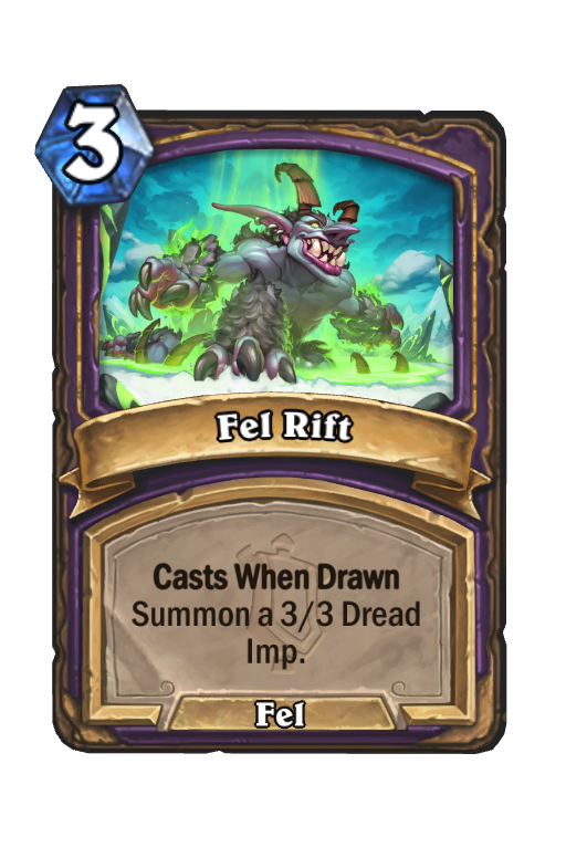 Fel Rift Hearthstone kártya