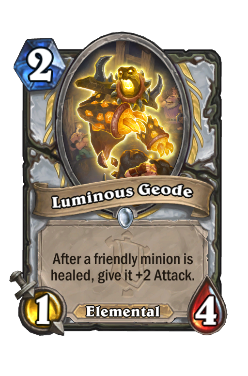 Luminous Geode Hearthstone kártya