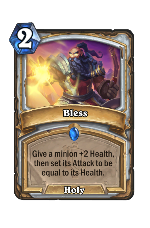 Bless Hearthstone kártya