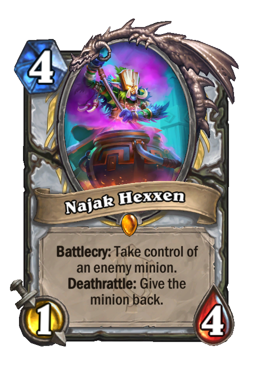 Najak Hexxen Hearthstone kártya