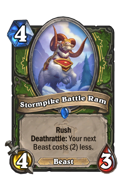Stormpike Battle Ram Hearthstone kártya