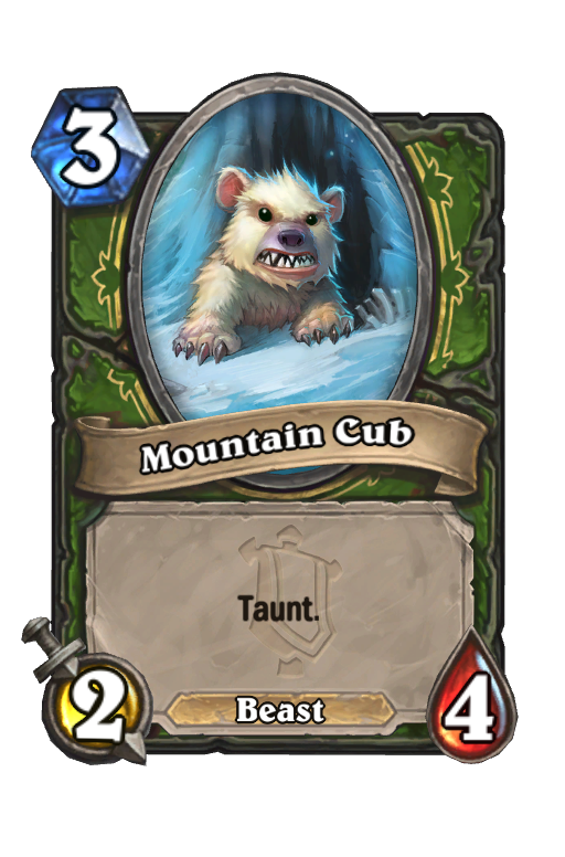 Mountain Cub Hearthstone kártya