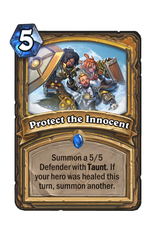 Protect the Innocent Hearthstone kártya