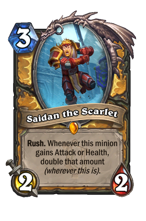 Saidan the Scarlet Hearthstone kártya
