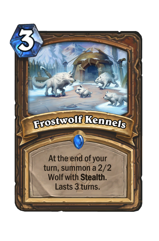 Frostwolf Kennels Hearthstone kártya