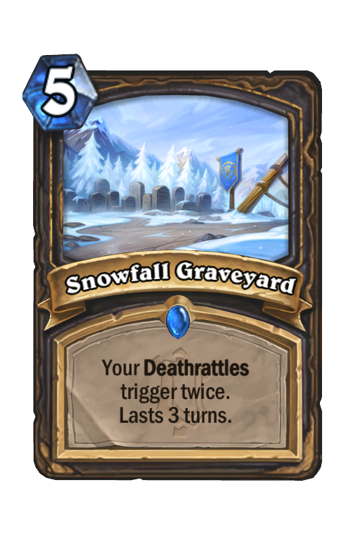 Snowfall Graveyard Hearthstone kártya