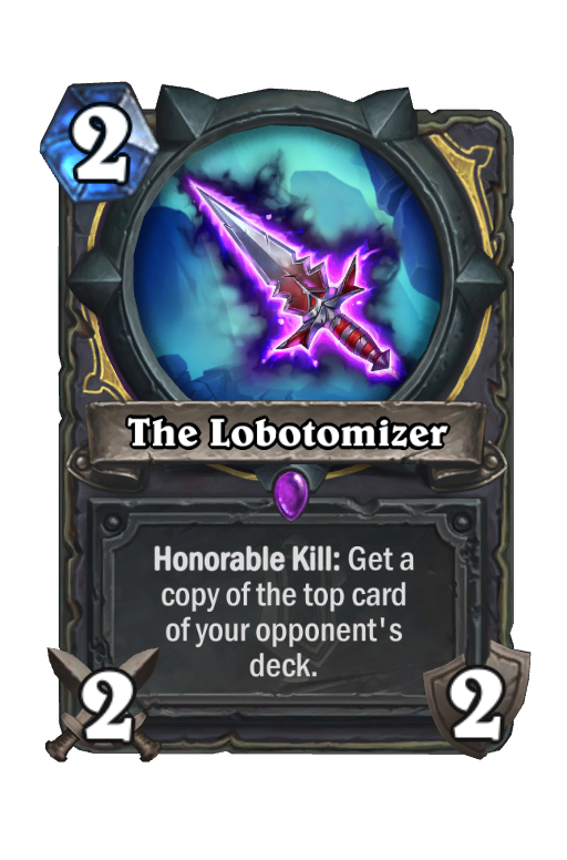 The Lobotomizer Hearthstone kártya