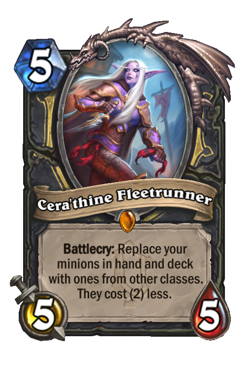 Cera'thine Fleetrunner Hearthstone kártya