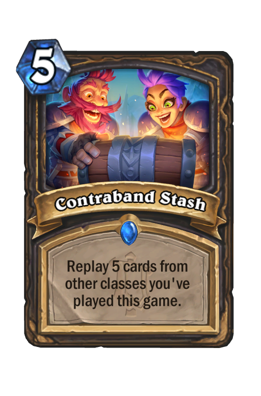 Contraband Stash Hearthstone kártya