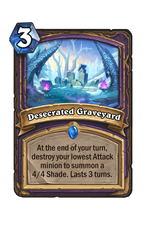 Desecrated Graveyard Hearthstone kártya