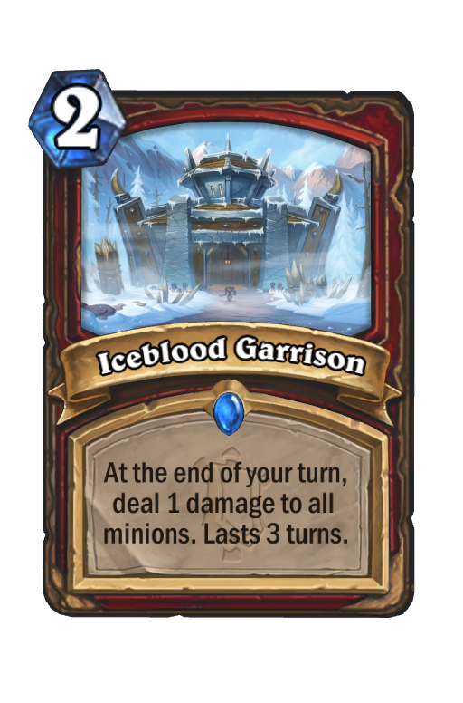 Iceblood Garrison Hearthstone kártya