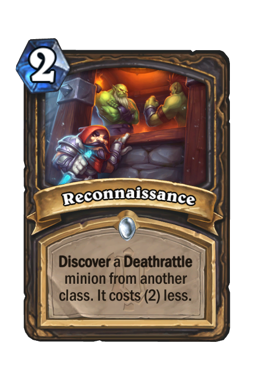 Reconnaissance Hearthstone kártya