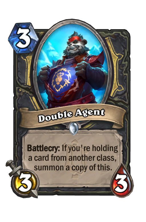Double Agent Hearthstone kártya