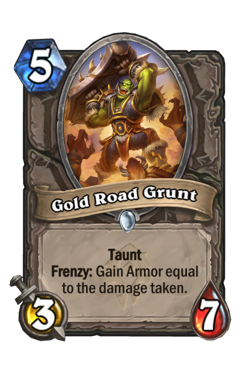 Gold Road Grunt Hearthstone kártya