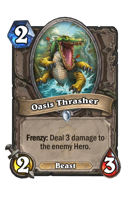 Oasis Thrasher Hearthstone kártya