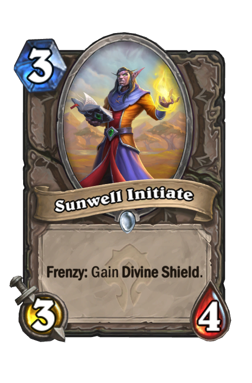 Sunwell Initiate Hearthstone kártya