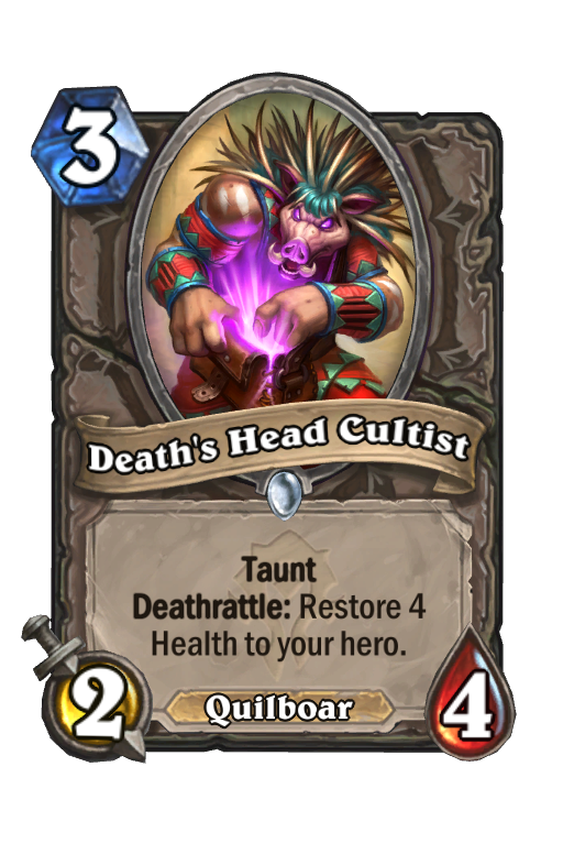Death's Head Cultist Hearthstone kártya