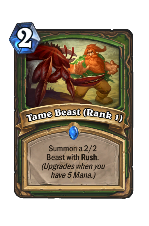 Tame Beast (Rank 1) Hearthstone kártya