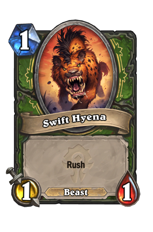 Swift Hyena Hearthstone kártya