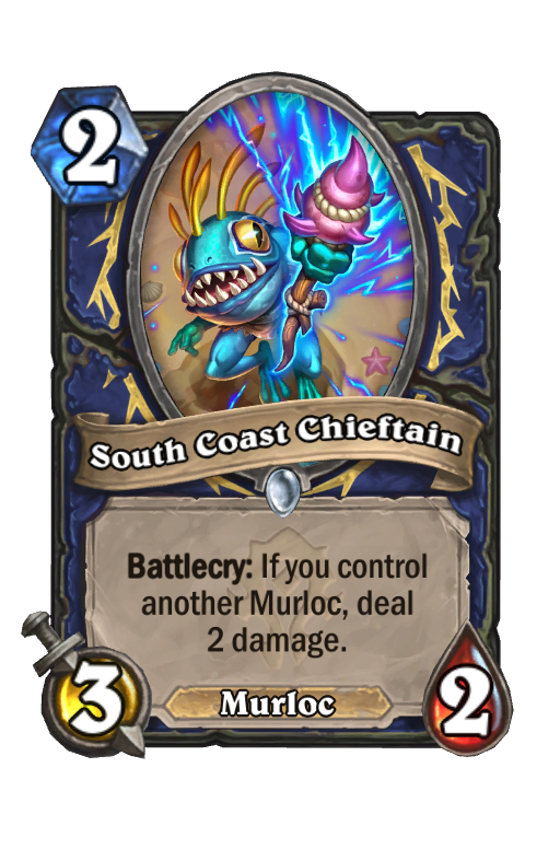 South Coast Chieftain Hearthstone kártya