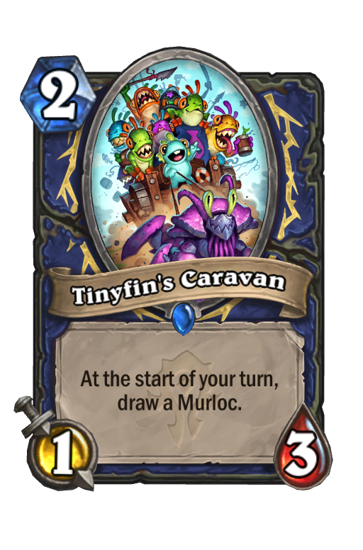 Tinyfin's Caravan Hearthstone kártya
