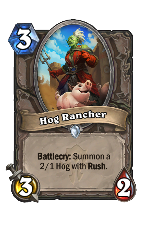 Hog Rancher Hearthstone kártya