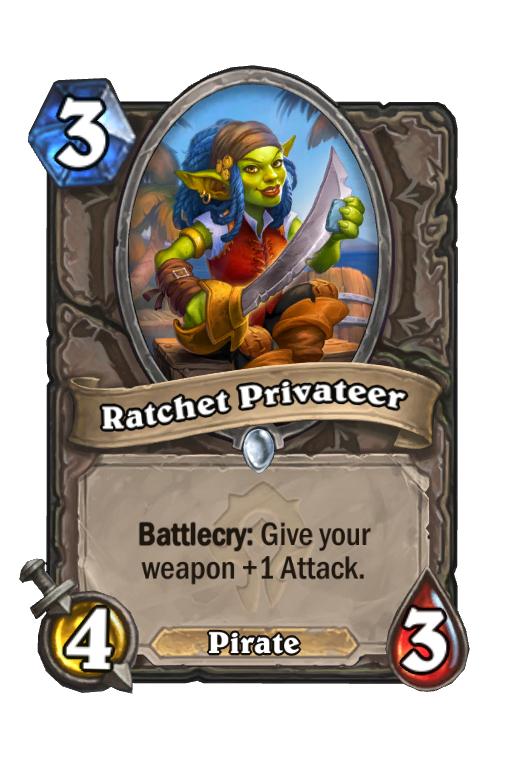 Ratchet Privateer Hearthstone kártya