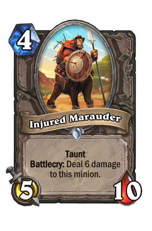 Injured Marauder Hearthstone kártya