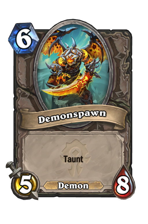 Demonspawn Hearthstone kártya
