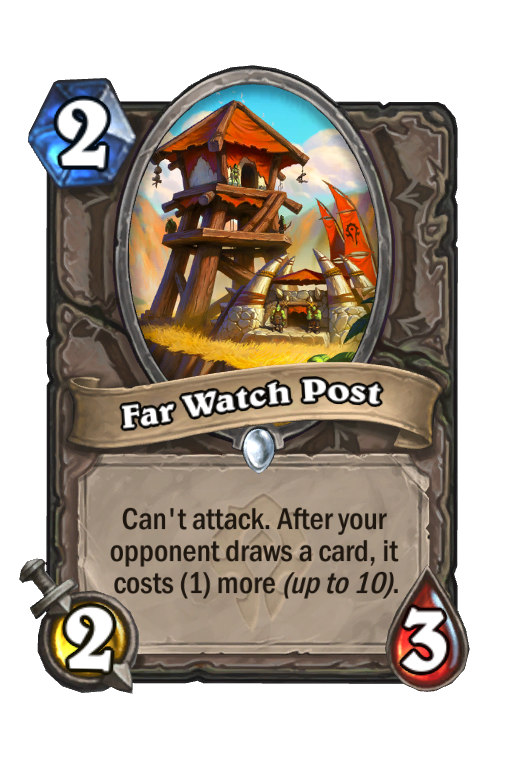 Far Watch Post Hearthstone kártya