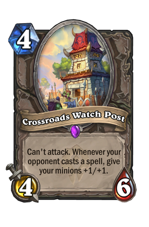 Crossroads Watch Post Hearthstone kártya