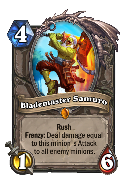 Blademaster Samuro Hearthstone kártya