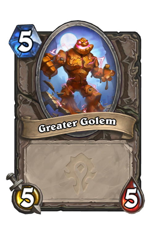 Greater Golem Hearthstone kártya