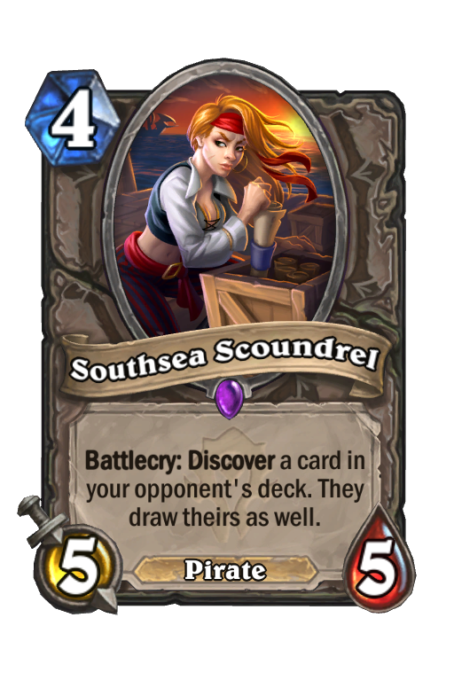 Southsea Scoundrel Hearthstone kártya