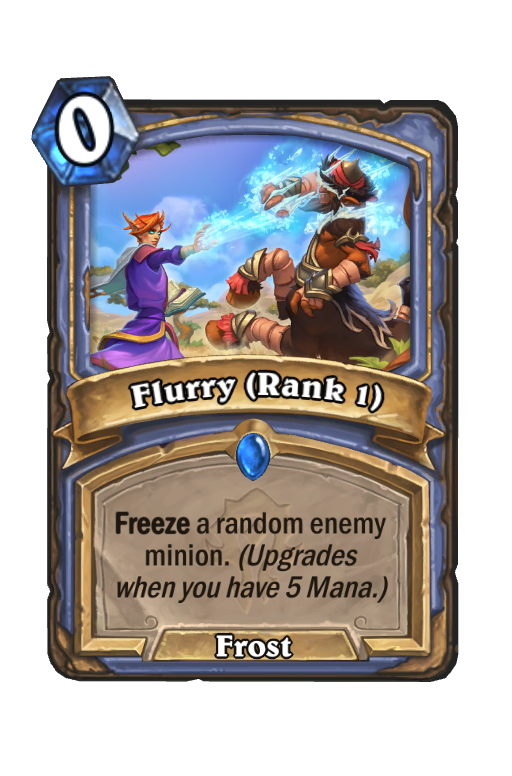 Flurry (Rank 1) Hearthstone kártya