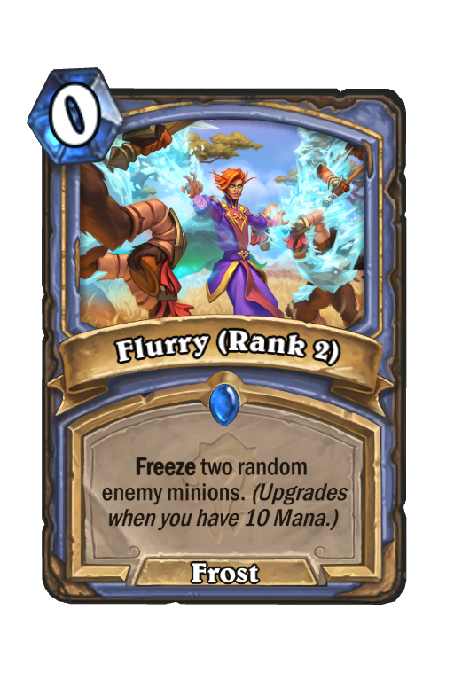 Flurry (Rank 2) Hearthstone kártya
