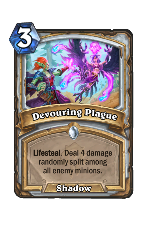 Devouring Plague Hearthstone kártya