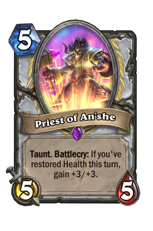 Priest of An'she Hearthstone kártya